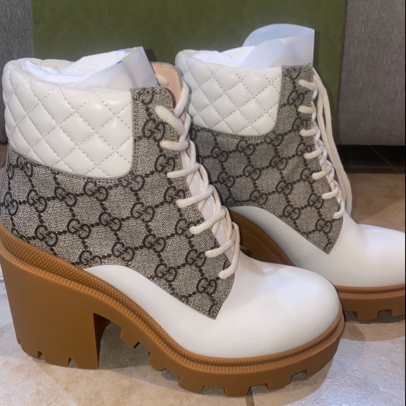 Authentic Gucci Womens GG Ankle Boot Size 39 - Picture 2 of 12